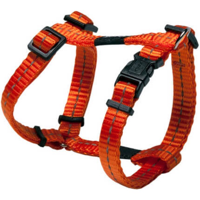 Rogz dogz σαμαράκι utility h-harness Reflective πορτοκαλί small 20x37cm Rogz dogz σαμαράκι utility h-harness Reflective πορτοκαλί small 20x37cm