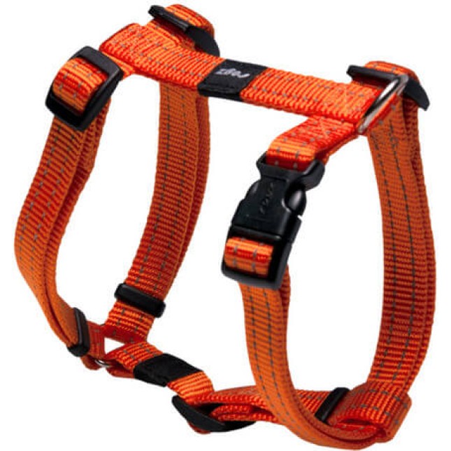 Rogz dogz σαμαράκι utility h-harness Reflective πορτοκαλί medium 42x61cm Rogz dogz σαμαράκι utility h-harness Reflective πορτοκαλί medium 42x61cm
