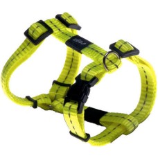 Rogz dogz σαμαράκι utility h-harness Reflective κίτρινο small 20x37cm Rogz dogz σαμαράκι utility h-harness Reflective κίτρινο small 20x37cm