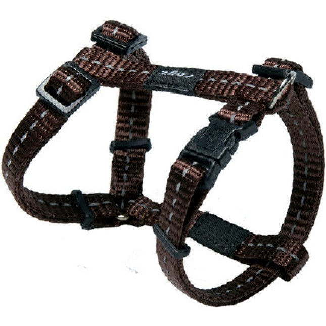 Rogz dogz σαμαράκι Utility h-harness Reflective καφέ small 20x37cm Rogz dogz σαμαράκι Utility h-harness Reflective καφέ small 20x37cm