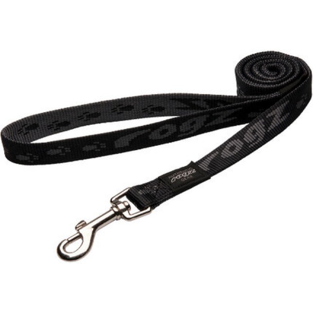 Rogz dogz οδηγός Alpinist fixed lead μαύρο large 1.8m Rogz dogz οδηγός Alpinist fixed lead μαύρο large 1.8m