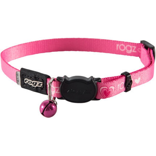 Rogz catz περιλαίμιο γάτας Kiddy Breakaway Buckle ροζ απο πολύ εύκαμπτο και μαλακό ιμάντα Rogz catz περιλαίμιο γάτας Kiddy Breakaway Buckle ροζ απο πολύ εύκαμπτο και μαλακό ιμάντα