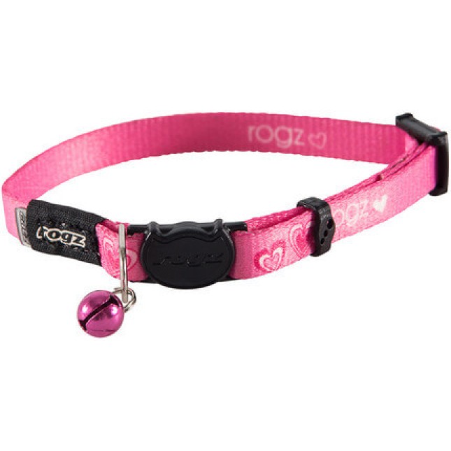 Rogz catz περιλαίμιο γάτας Kiddy Breakaway Buckle ροζ XSmall 8mm