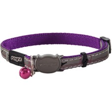Rogz catz περιλαίμιο γάτας Night small απο πολύ εύκαμπτο και μαλακό ιμάντα 11mm
