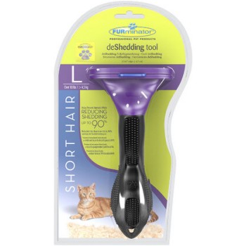 Furminator βούρτσα furminator για κοντότριχες γάτες