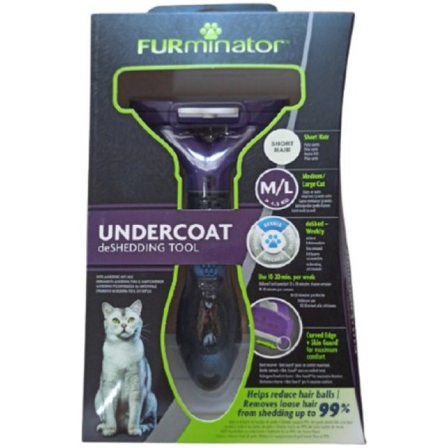 Furminator βούρτσα furminator για κοντότριχες γάτες large Furminator βούρτσα furminator για κοντότριχες γάτες large