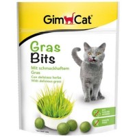 Gimcat gras bits ταμπλέτες χόρτου χωρίς ζάχαρη 15gr