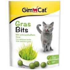Gimcat gras bits ταμπλέτες χόρτου χωρίς ζάχαρη 15gr