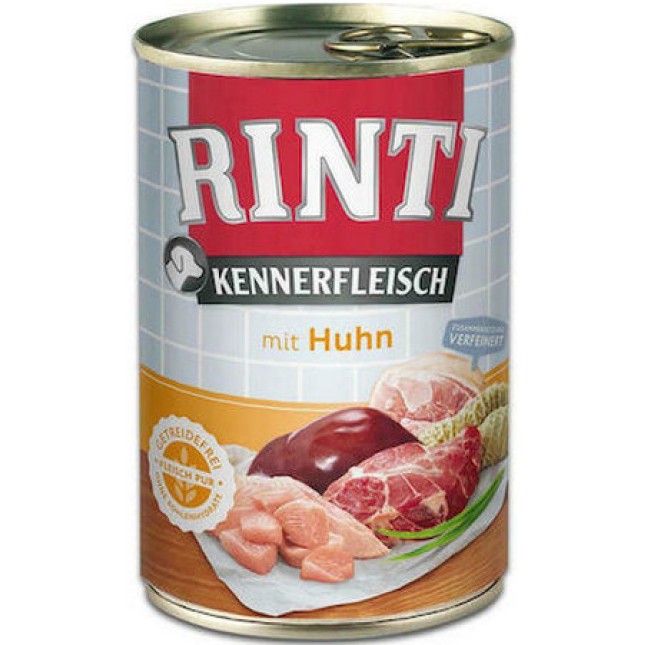 Finnern Rinti Kennerfleisch τροφή σκύλου κοτόπουλο 800gr Finnern Rinti Kennerfleisch τροφή σκύλου κοτόπουλο 800gr