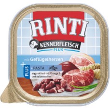 Finnern Rinti Kennerfleisch plus καρδιές πουλερικών & λαζάνια 300gr Finnern Rinti Kennerfleisch plus καρδιές πουλερικών & λαζάνια 300gr