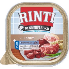 Finnern Rinti Kennerfleisch plus πλήρης τροφή για σκύλους με αγνό κρέας αρνί & καστανό ρύζι 300gr