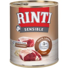 Finnern Rinti Sensible χωρίς γλουτένη αρνί & ρύζι κονσέρβα 800gr