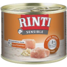 Finnern Rinti Sensible χωρίς γλουτένη κοτόπουλο & ρύζι κονσέρβα 185gr