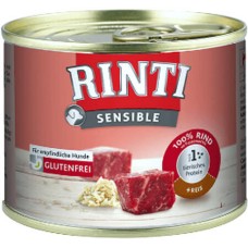Finnern Rinti Sensible χωρίς γλουτένη βοδινό & ρύζι κονσέρβα 185gr