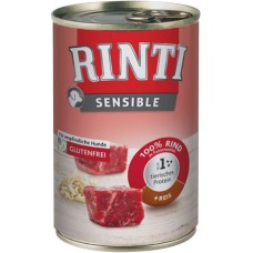 Finnern Rinti Sensible χωρίς γλουτένη βοδινό & ρύζι κονσέρβα 400gr