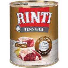Finnern Rinti Sensible χωρίς γλουτένη αρνί & πατάτα κονσέρβα 800gr