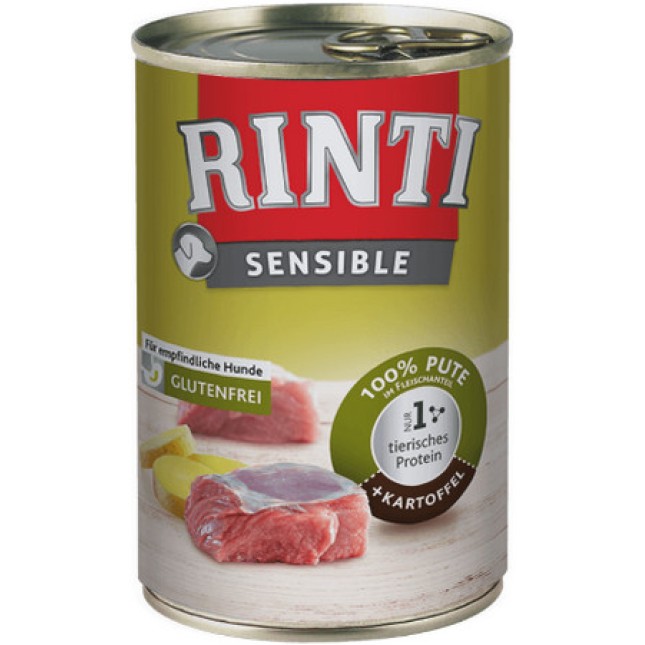 Finnern Rinti Sensible gluten free γαλοπούλα & πατάτα κονσέρβα 400gr Finnern Rinti Sensible gluten free γαλοπούλα & πατάτα κονσέρβα 400gr