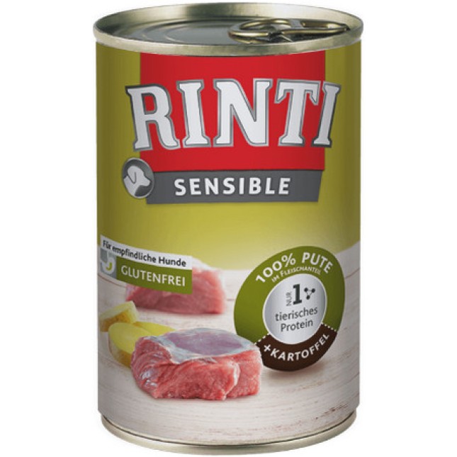 Finnern Rinti Sensible gluten free γαλοπούλα & πατάτα κονσέρβα 400gr