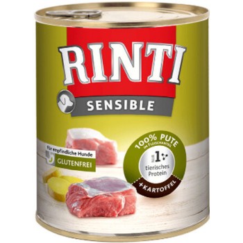 Finnern Rinti Sensible gluten free γαλοπούλα & πατάτα κονσέρβα 800gr Finnern Rinti Sensible gluten free γαλοπούλα & πατάτα κονσέρβα 800gr