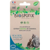 Biogance Biospotix κολάρο γάτας με Γερανιόλη μη τοξικό αντιπαρασιτικό κατά των επιβλαβών εντόμων