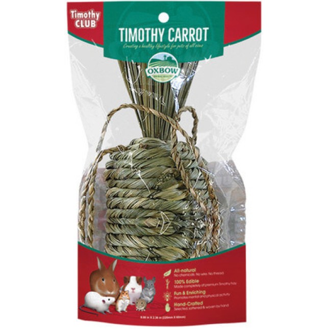 Oxbow timothy club carrot λιχουδιά one size Oxbow timothy club carrot λιχουδιά one size