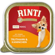 Finnern Rinti Gold πλήρης τροφή για ενήλικους σκύλους μικρόσωμων φυλών με γαλοπούλα & κουνέλι 100gr Finnern Rinti Gold πλήρης τροφή για ενήλικους σκύλους μικρόσωμων φυλών με γαλοπούλα & κουνέλι 100gr