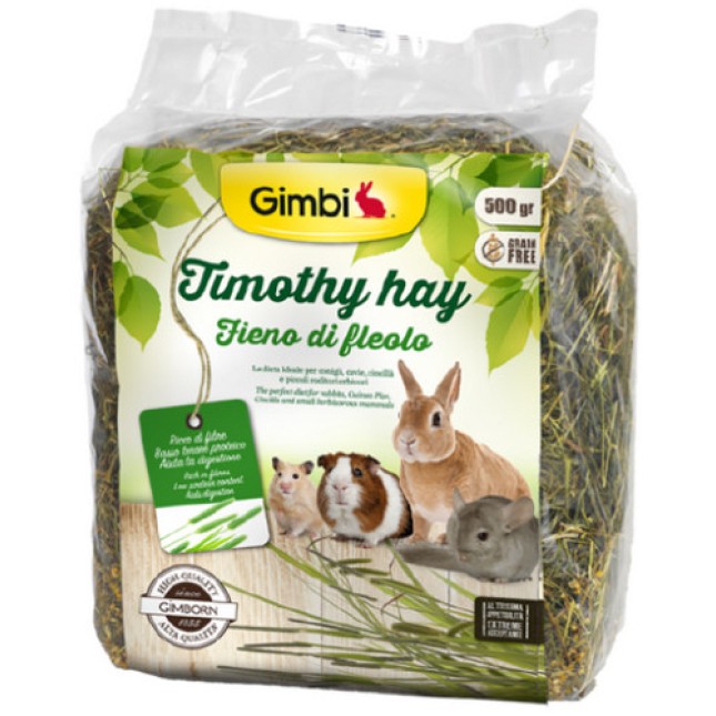 Gimbi timothy hay grain free από το φυτό phleum pretense 500gr