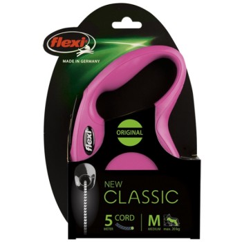 Flexi αυτόματος οδηγός New Classic Cord μήκους 5 μέτρα για σκυλιά από 12 ως 20 κιλά Flexi αυτόματος οδηγός New Classic Cord μήκους 5 μέτρα για σκυλιά από 12 ως 20 κιλά