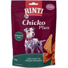 Finnern Rinti extra chicko plus snack τρίγωνα κοτόπουλου & σκόρδο 80gr