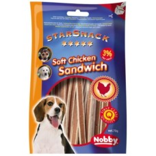 Nobby StarSnack μαλακό σάντουιτς κοτόπουλου 70gr Nobby StarSnack μαλακό σάντουιτς κοτόπουλου 70gr