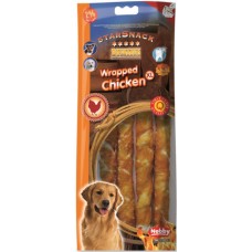 Nobby StarSnack Wrapped με κοτόπουλο και βοδινό σχεδόν χωρίς λιπαρά για μεγαλόσωμα σκυλιά