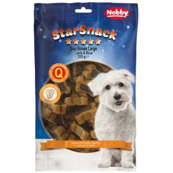 Nobby StarSnack νόστιμα σνακ με αρνί και ρύζι χωρίς προσθήκη ζάχαρης 200g Nobby StarSnack νόστιμα σνακ με αρνί και ρύζι χωρίς προσθήκη ζάχαρης 200g