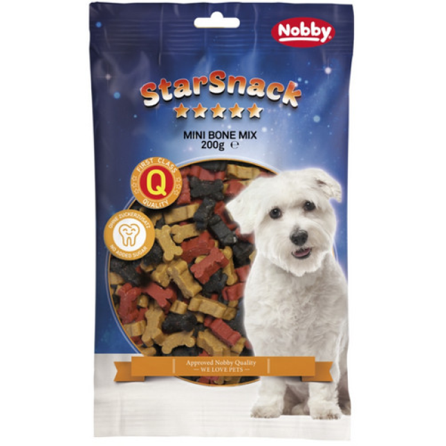 Nobby StarSnack νόστιμα σνακ με πουλερικά και σολομό χωρίς προσθήκη ζάχαρης 200g Nobby StarSnack νόστιμα σνακ με πουλερικά και σολομό χωρίς προσθήκη ζάχαρης 200g