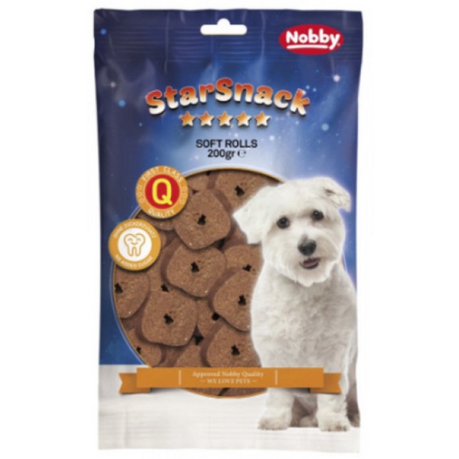 Nobby StarSnack νόστιμα σνακ με μοσχάρι χωρίς προσθήκη ζάχαρης 200g