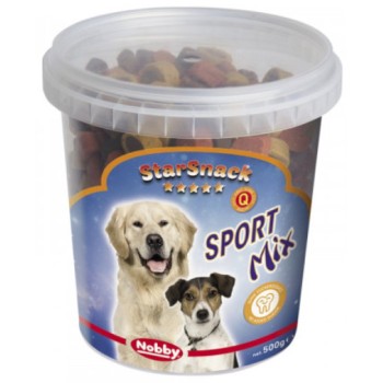 Nobby StarSnack λιχουδιές Sport Mix με αρνί, κυνήγι, πουλερικά και μοσχάρι. Nobby StarSnack λιχουδιές Sport Mix με αρνί, κυνήγι, πουλερικά και μοσχάρι.
