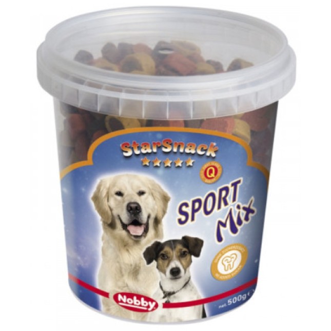 Nobby StarSnack λιχουδιές Sport Mix με αρνί, κυνήγι, πουλερικά και μοσχάρι. Nobby StarSnack λιχουδιές Sport Mix με αρνί, κυνήγι, πουλερικά και μοσχάρι.