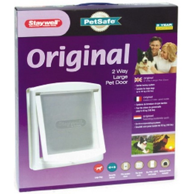 Petsafe πόρτα staywell 760 lg λευκή