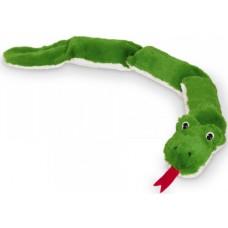 Nobby Λούτρινο πράσινο φιδάκι εξοπλισμένο με Squeakers στο σώμα και το κεφάλι μήκους 85cm