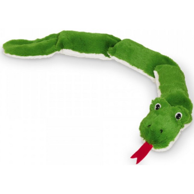 Nobby Λούτρινο πράσινο φιδάκι εξοπλισμένο με Squeakers στο σώμα και το κεφάλι μήκους 85cm