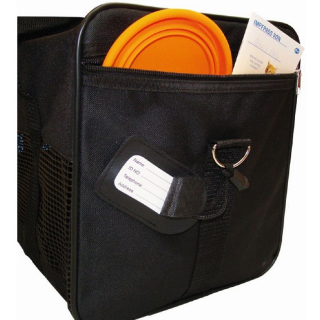 Nobby Μαύρη τσάντα μεταφοράς, Vinyl S 44x25x27cm Nobby Μαύρη τσάντα μεταφοράς, Vinyl S 44x25x27cm