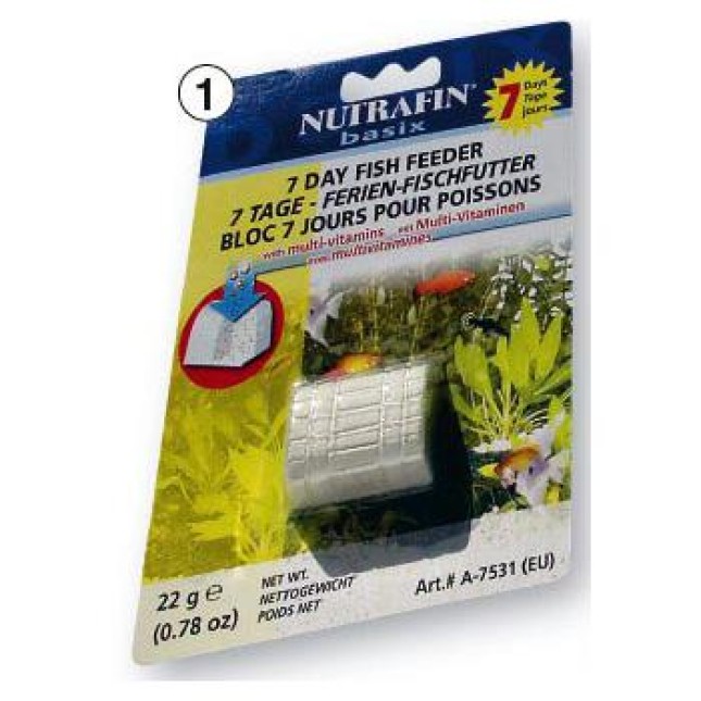 NUTRAFIN 7 DAYS FISH FEEDER 24GR NUTRAFIN 7 DAYS FISH FEEDER 24GR