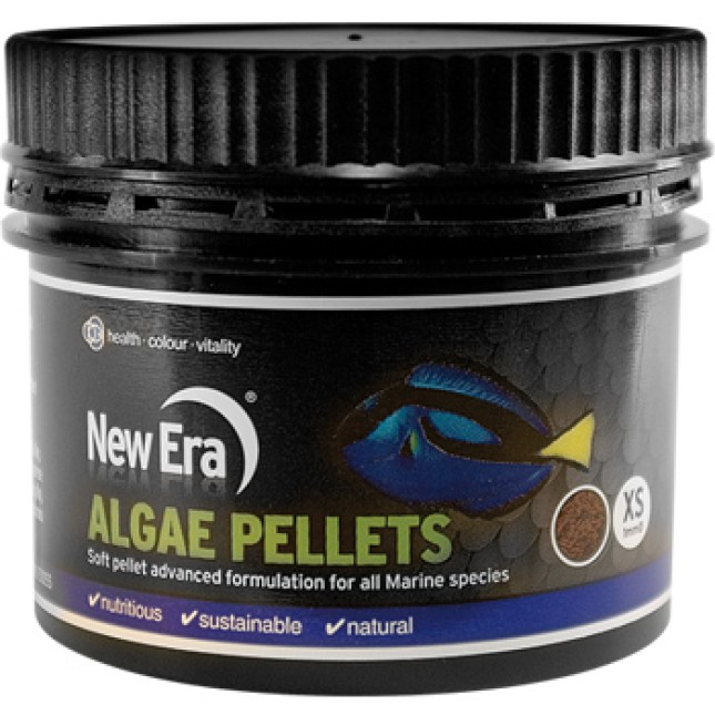 NEW ERA ALGAE PELLETS XS 1MM 60GR NEW ERA ALGAE PELLETS XS 1MM 60GR