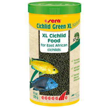 Sera cichlid green Xl 1000ml,βασική τροφή με 10% Spirulina για τις μεγαλύτερες φυτοφάγες κιχλίδες Sera cichlid green Xl 1000ml,βασική τροφή με 10% Spirulina για τις μεγαλύτερες φυτοφάγες κιχλίδες