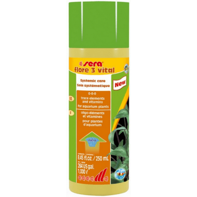 Sera Flore 3 Vital,για την ενίσχυση της αντίστασης σε ασθένειες 250ml Sera Flore 3 Vital,για την ενίσχυση της αντίστασης σε ασθένειες 250ml