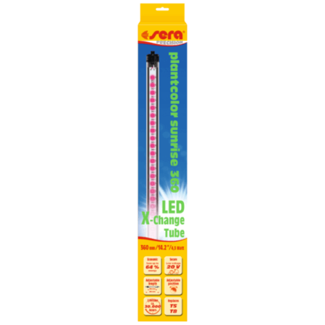 Sera Led x-change tube plantcolor sunrise 4.3W 360mm Sera Led x-change tube plantcolor sunrise 4.3W 360mm