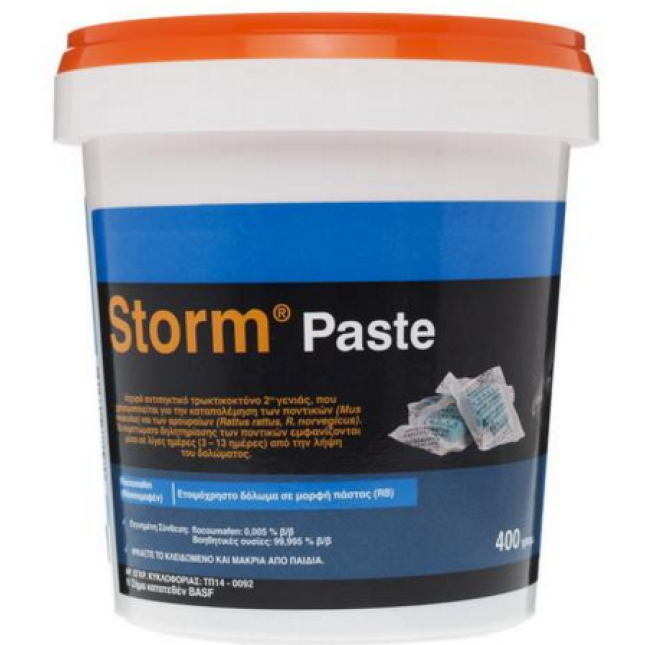 STORM PASTE ΤΡΩΚΤΙΚΟΚΤΟΝΟ 400gr