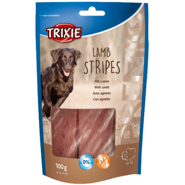 Trixie λιχουδιά premio λωρίδες αρνί 100gr Trixie λιχουδιά premio λωρίδες αρνί 100gr