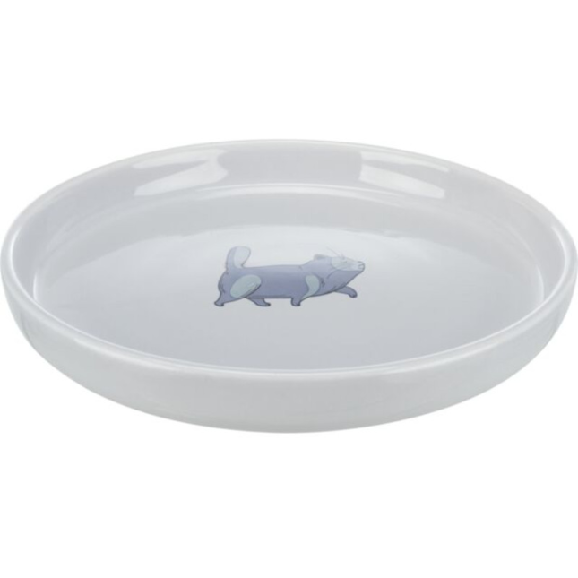 Trixie Γκρι κεραμικό πιάτο ρηχό και φαρδύ 0.6L/23cm Trixie Γκρι κεραμικό πιάτο ρηχό και φαρδύ 0.6L/23cm