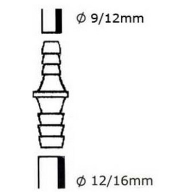 Εheim μετατροπέας διαμέτρου σωλήνων από 12/16mm σε 9/12mm Εheim μετατροπέας διαμέτρου σωλήνων από 12/16mm σε 9/12mm