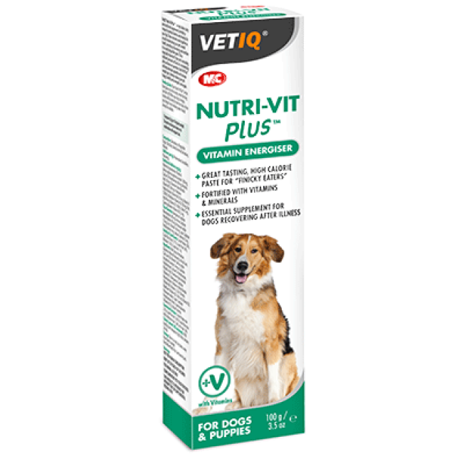 Vet IQ Nutri-vit plus dog συμπλήρωμα διατροφής 100gr Vet IQ Nutri-vit plus dog συμπλήρωμα διατροφής 100gr
